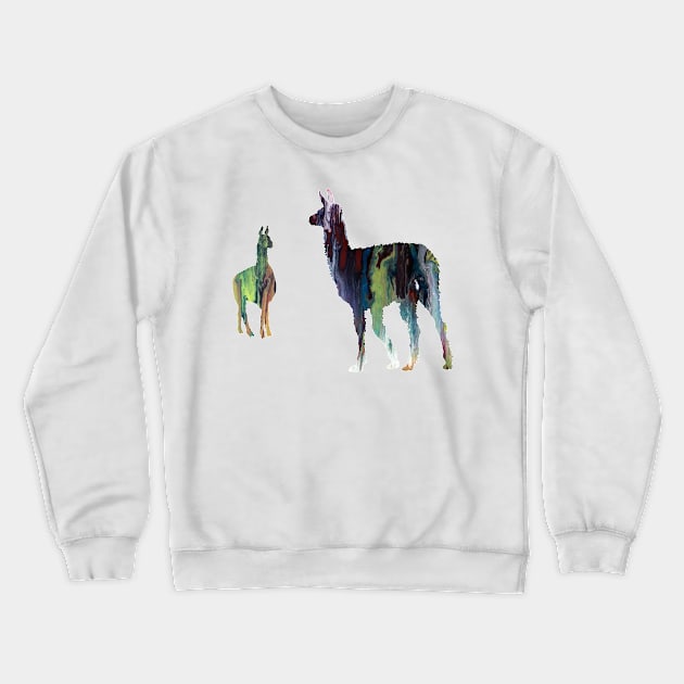 Llama Crewneck Sweatshirt by BittenByErmines